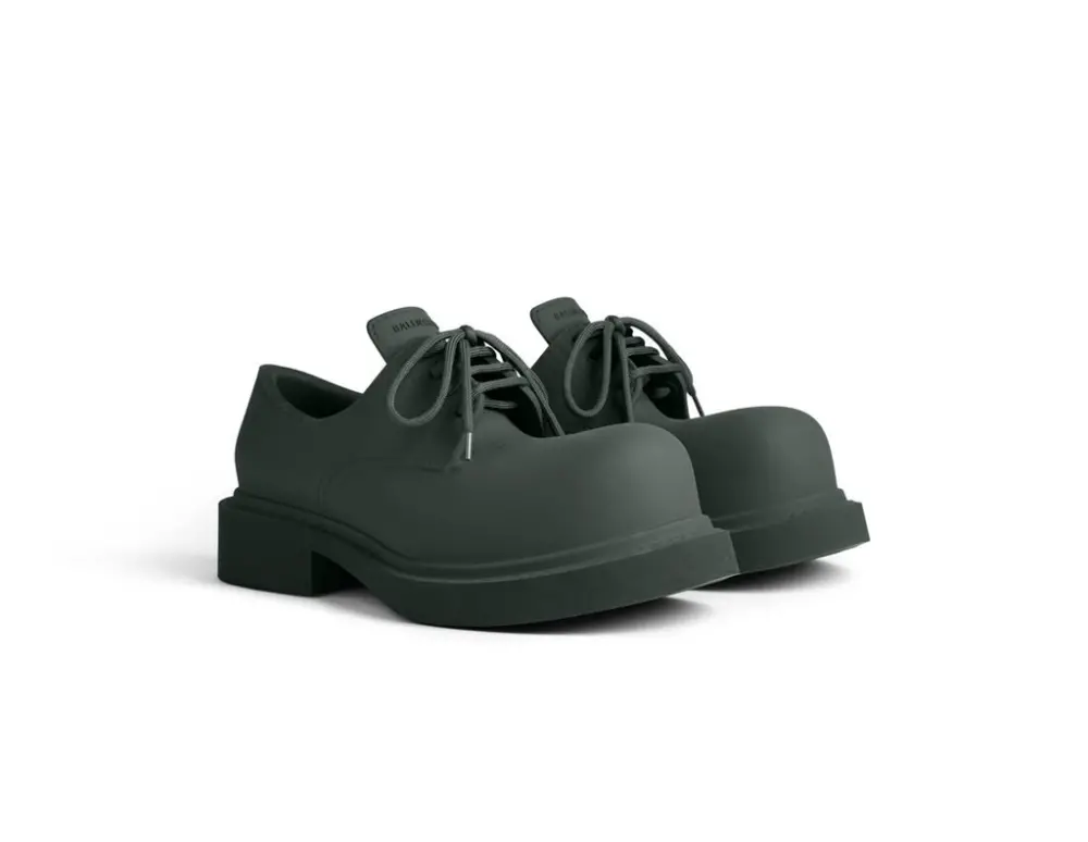 Alternative view of Giày Balenciaga Trainers Worn-out 'Dark Green' 717805W0FOI1025