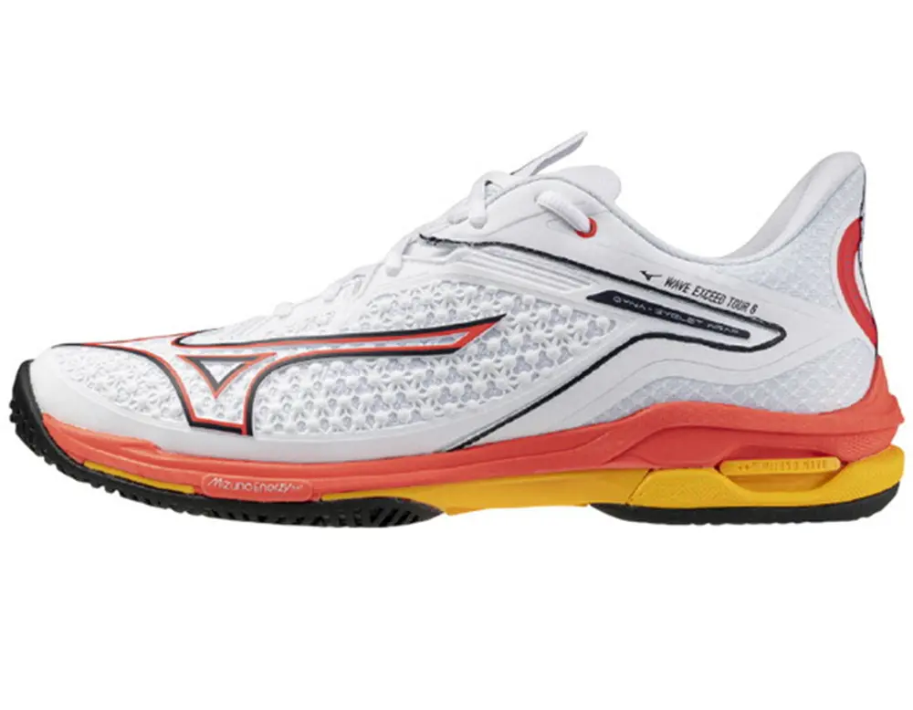 Giày Mizuno Wave Exceed Tour 6 AC ‘White Red’ 61GA247060 - Ảnh 5