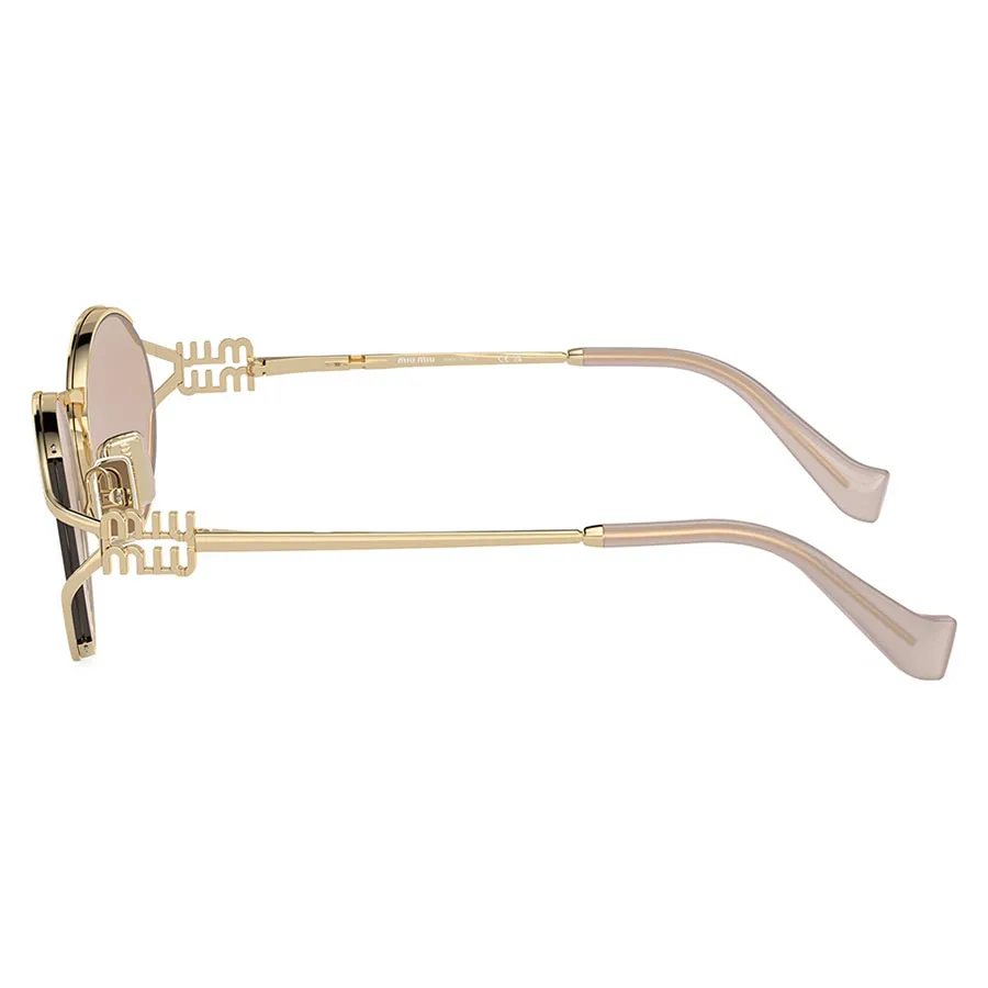 Kính Miu Miu Sunglasses 'Pale Gold Pink' MU-52YS-ZVN20F - Ảnh 3