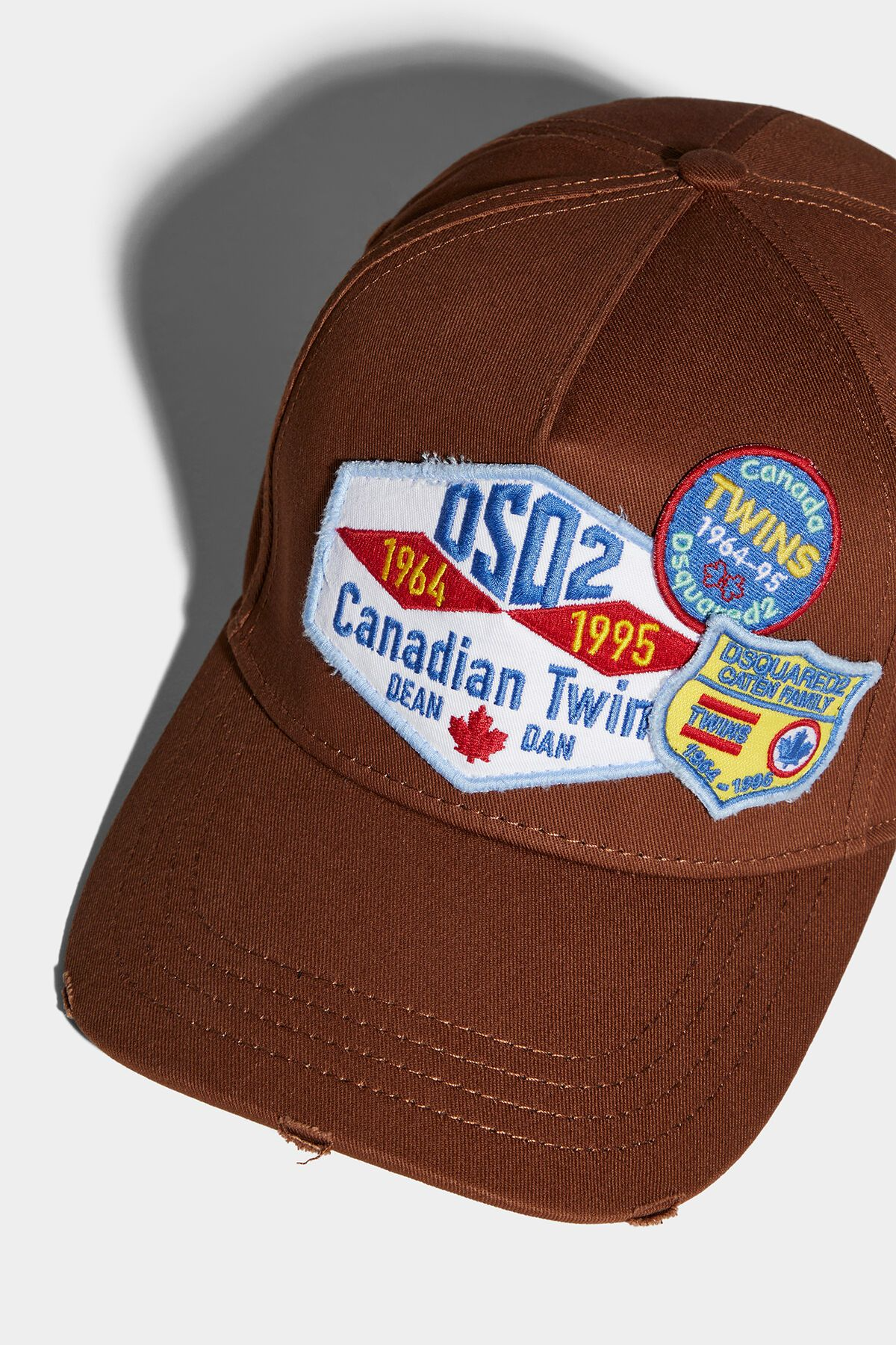 Alternative view of Mũ Dsquared2 D2 Patch Baseball Cap 'Brown' BCM055205C000013073