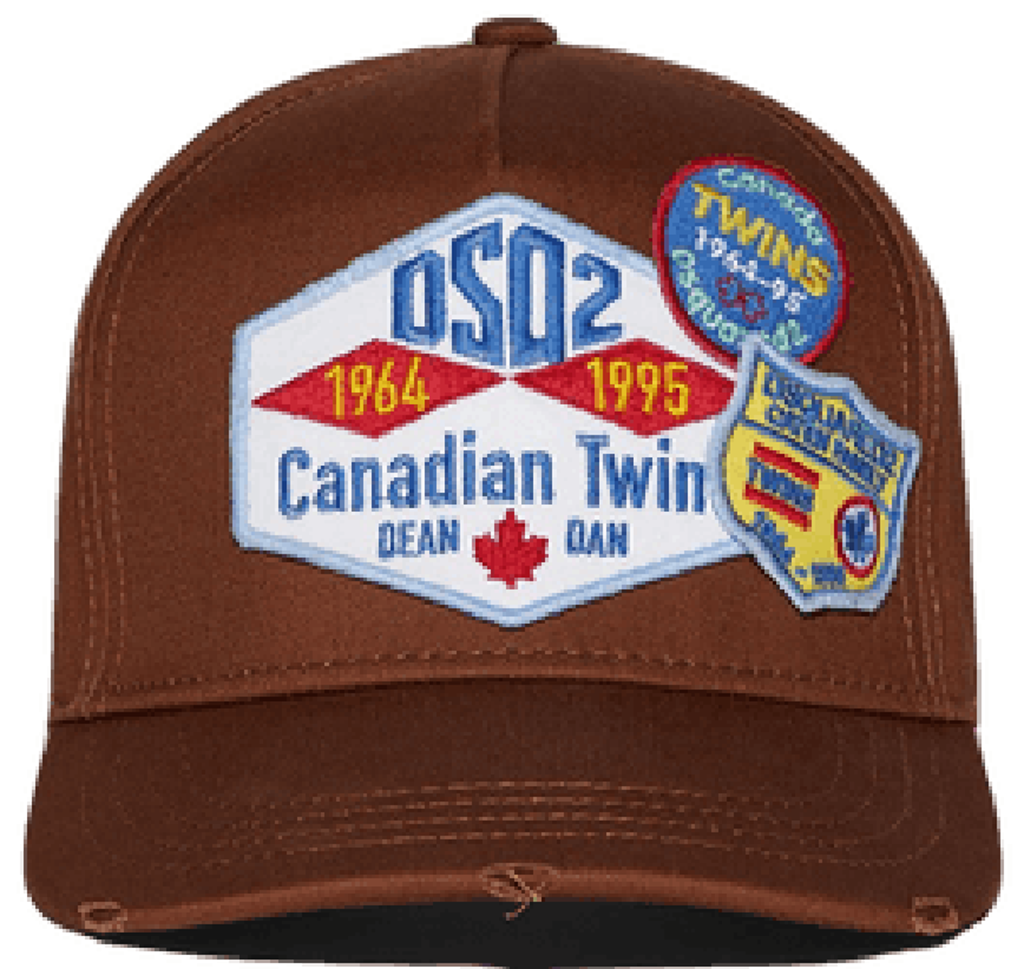 Mũ Dsquared2 D2 Patch Baseball Cap 'Brown' BCM055205C000013073