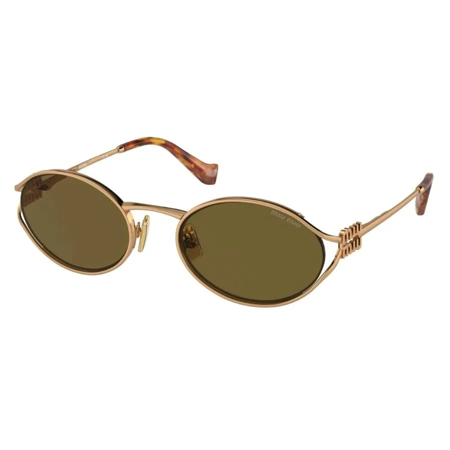 Kính Miu Miu Sunglasses 'Brass Gold' MU 52YS-7OE01T - Ảnh 5