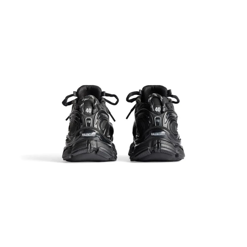 Giày Balenciaga Runner Trainers 'Black' 772774W3RBT1000 - Ảnh 5