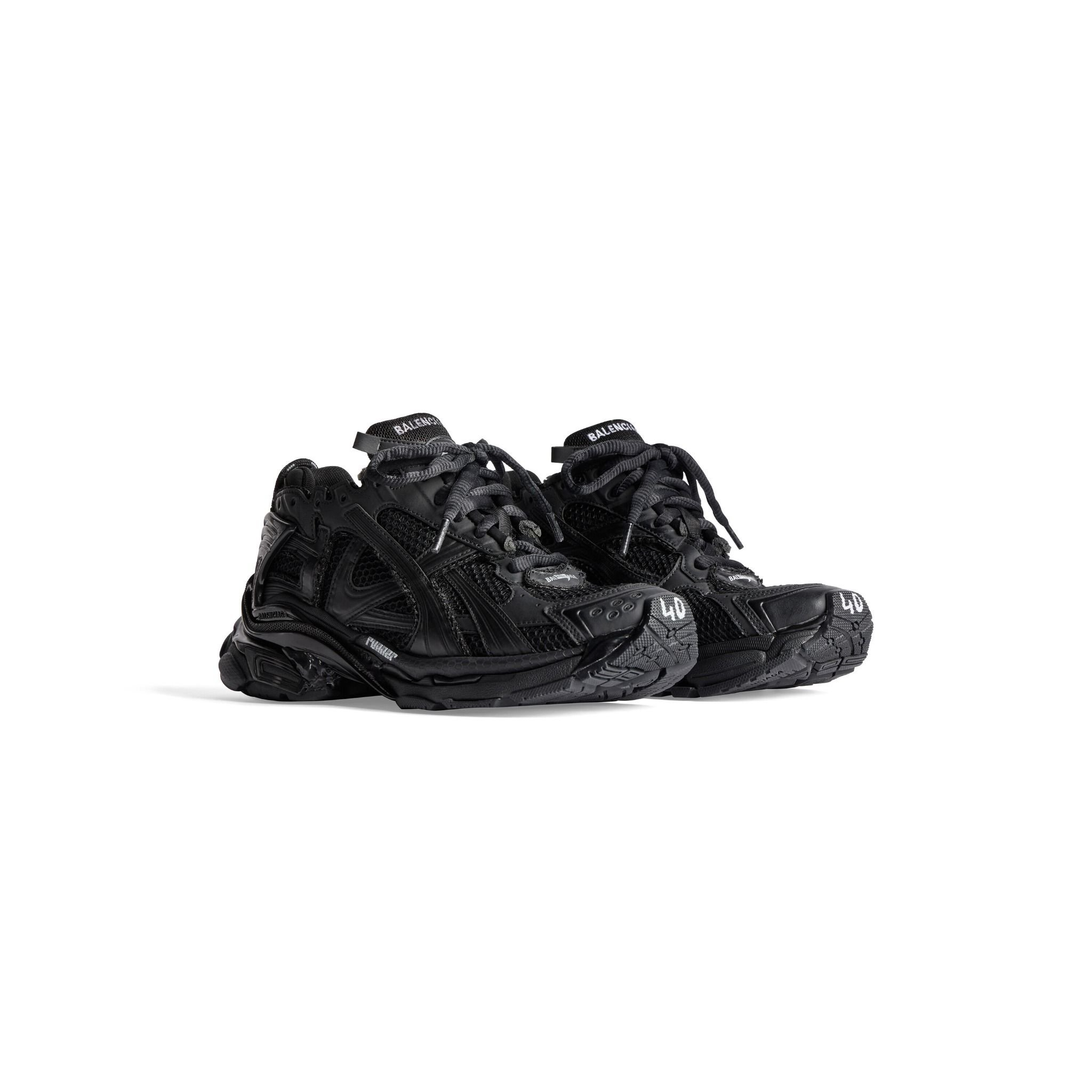Alternative view of Giày Balenciaga Runner Trainers 'Black' 772774W3RBT1000