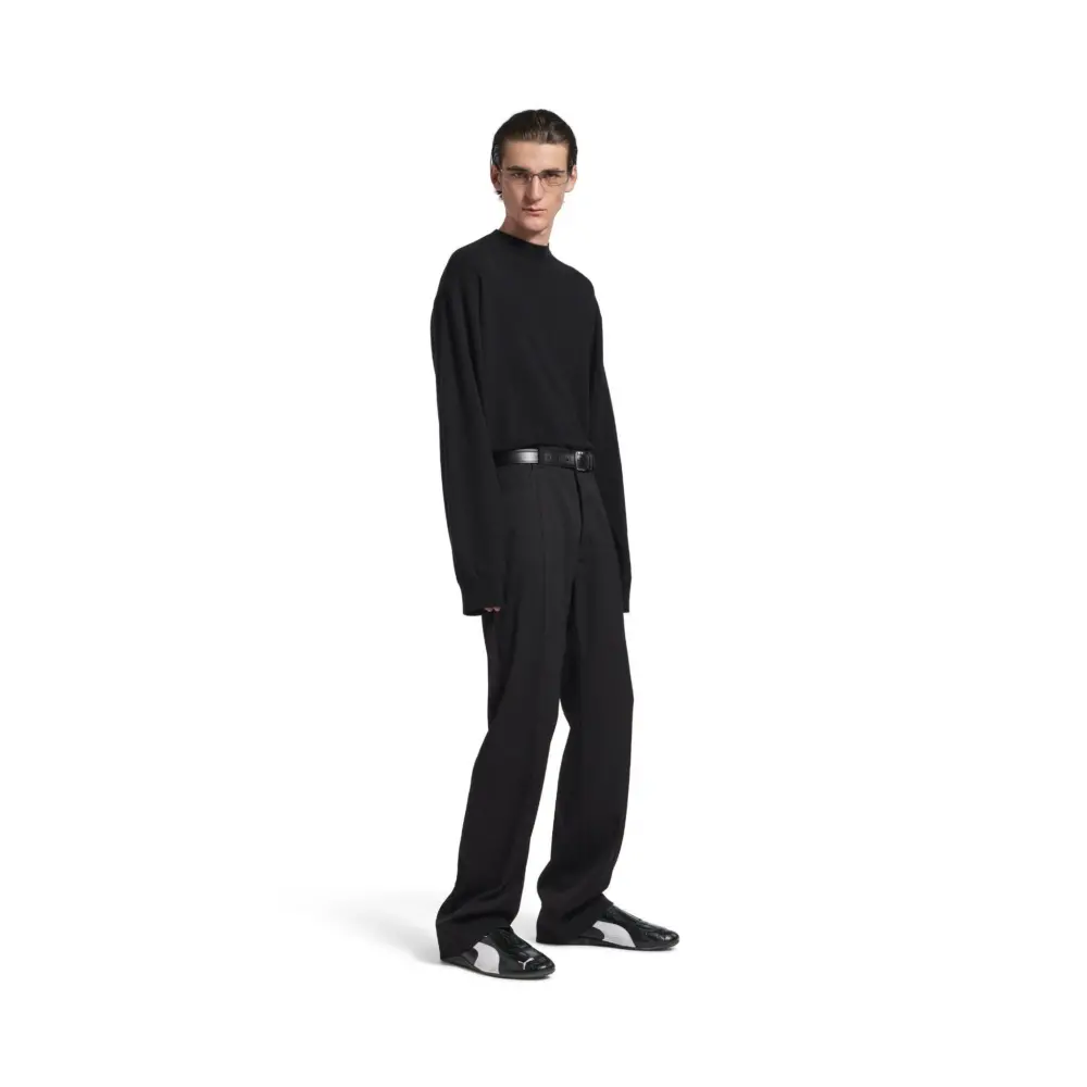 Alternative view of Giày Balenciaga Speedcat Leather 'Black' 847148WSDSB1090