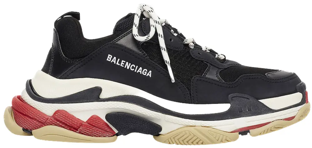 Giày Balenciaga Triple S Trainers 'Black' 533882W09OM1000