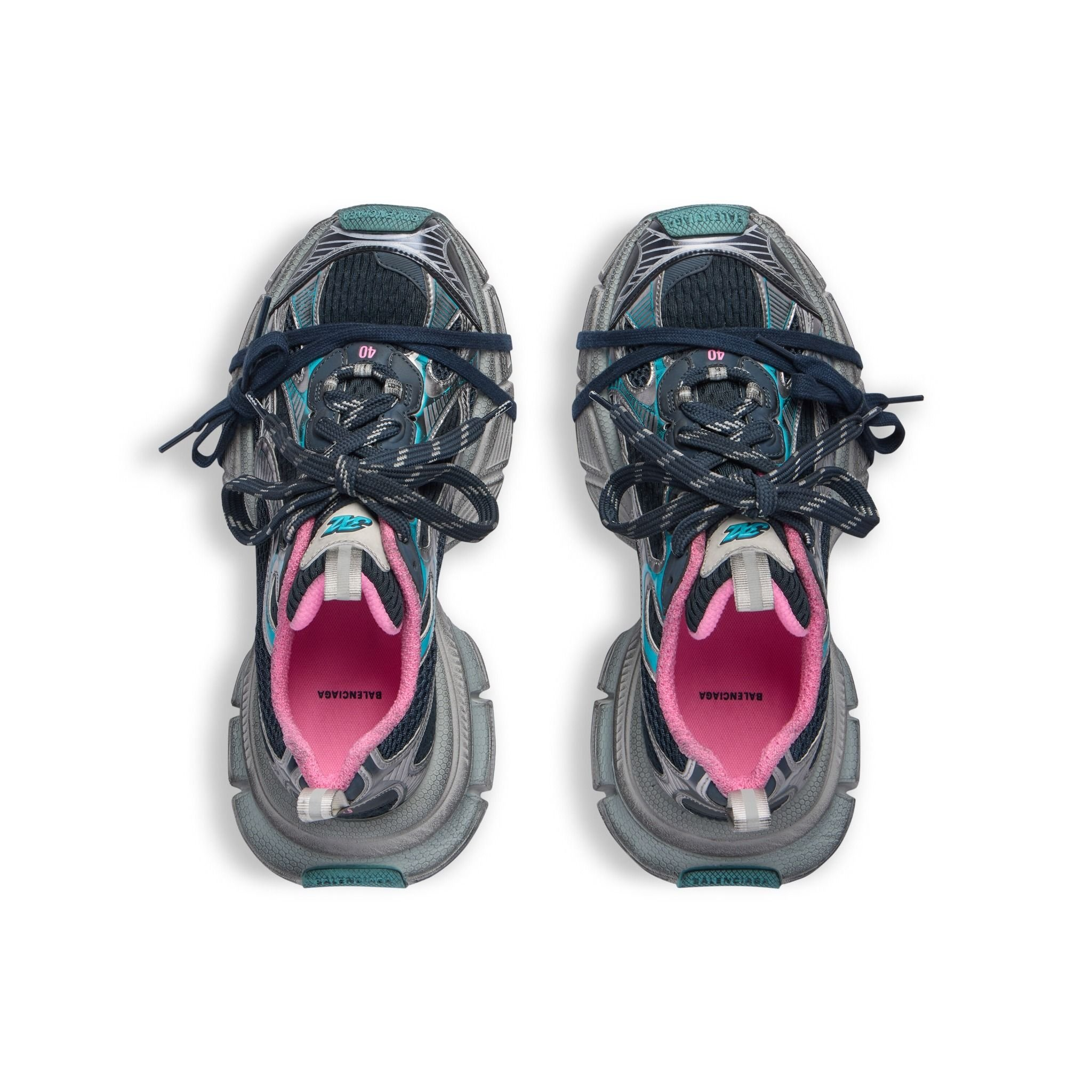 Giày Balenciaga 3xl Trainers 'Grey Blue' 734731W3XL51245 - Ảnh 6