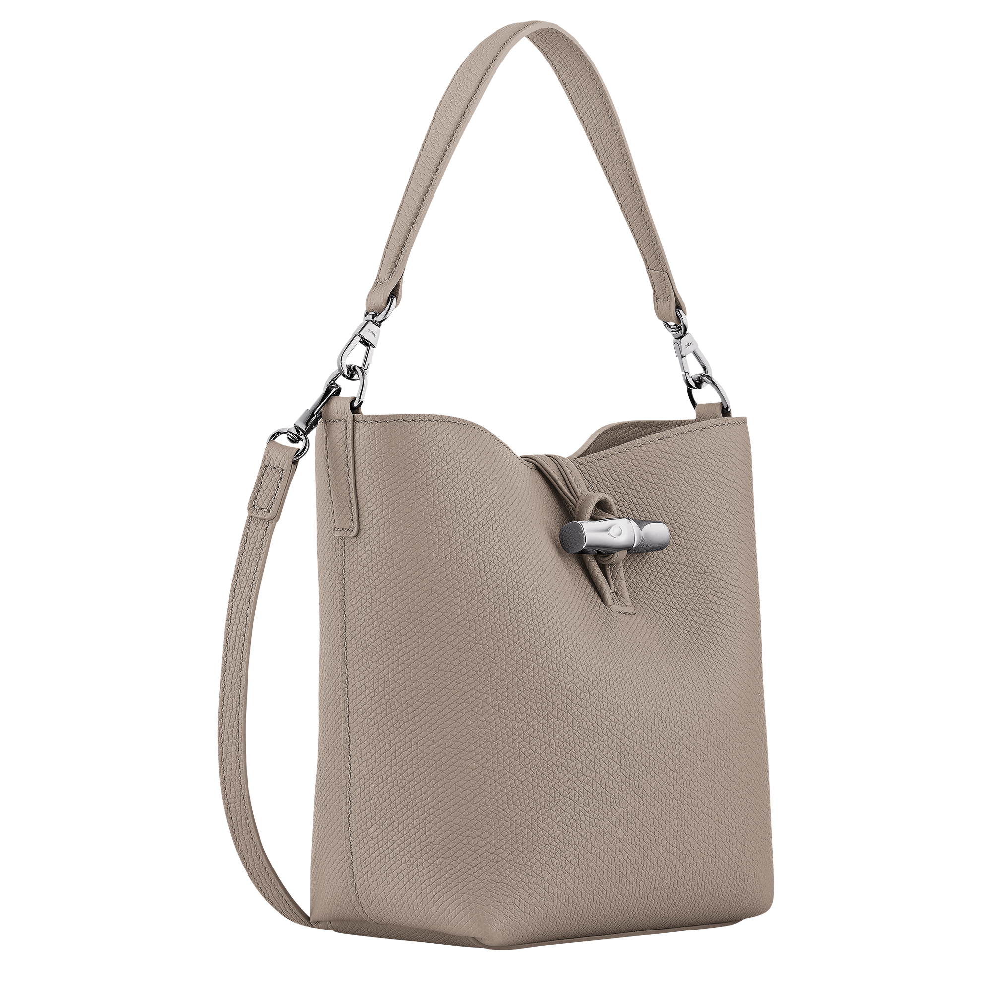 Túi Longchamp Le Roseau XS Bucket Bag 'Clay' 10314HFP266 - Ảnh 3