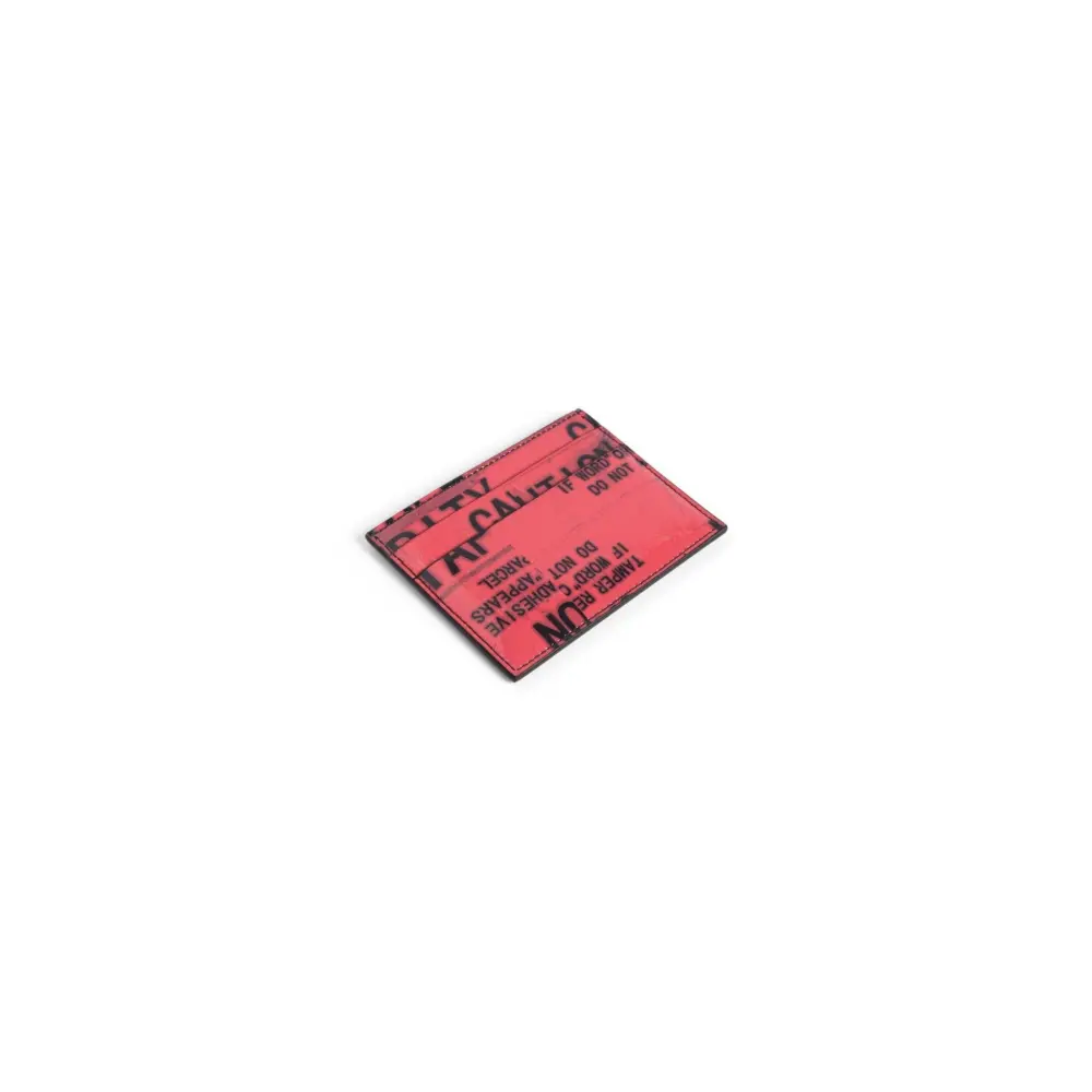 Alternative view of Ví Balenciaga Tape Type Card Holder 'Red' 8354702ABY81065