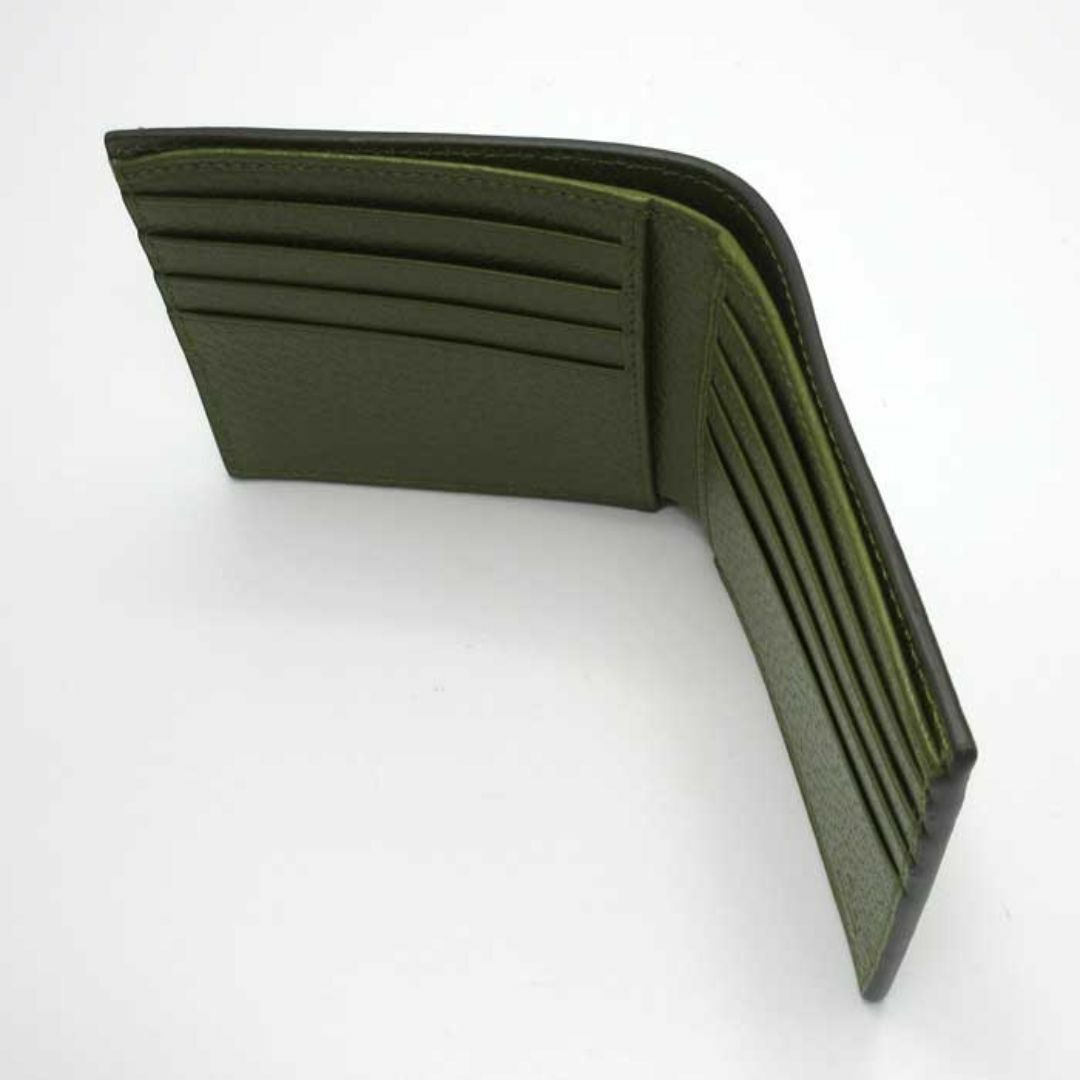 Ví Gucci Leather Trimmed Logo 'Green' 625573-H9HAJ-3300 - Ảnh 3