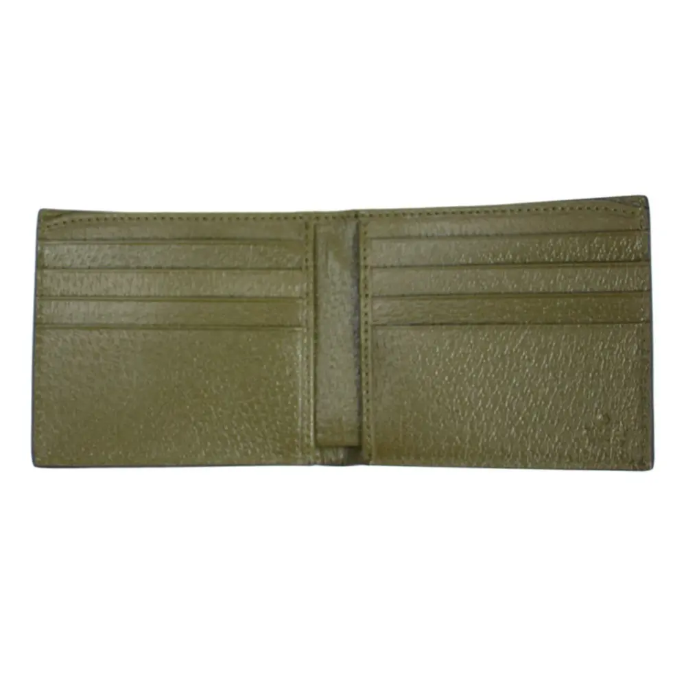 Alternative view of Ví Gucci Leather Trimmed Logo 'Green' 625573-H9HAJ-3300