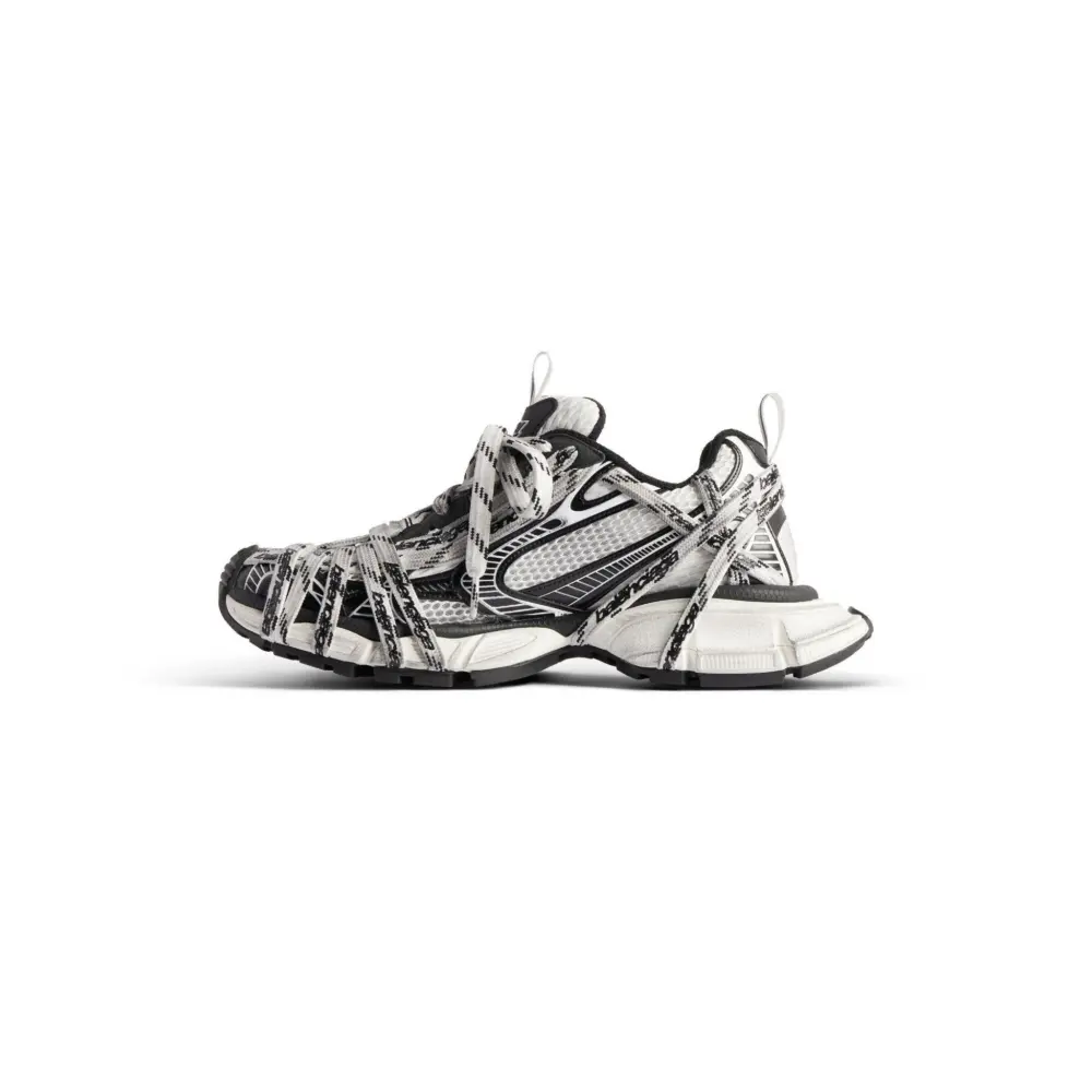 Giày Balenciaga 3xl Extreme Laces Logo Sneaker 'White' 825597W3XHL9010 - Ảnh 6