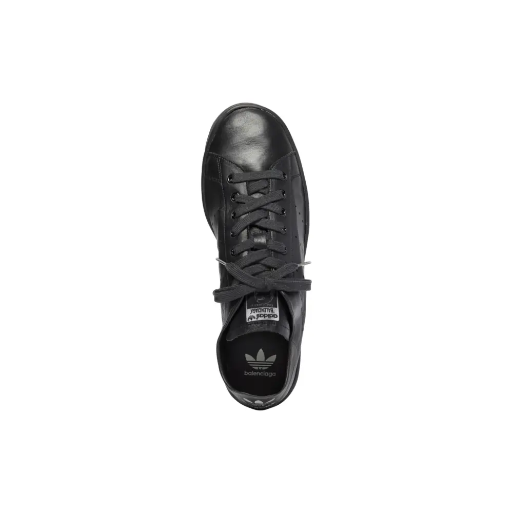 Giày Balenciaga x Adidas Stan Smith ‘Black’ 721835WBDV31000 - Ảnh 5