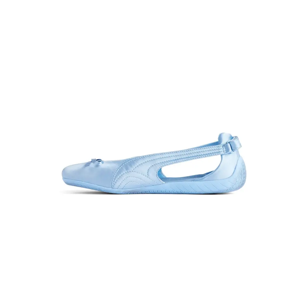 Giày Balenciaga Speedcat Ballet Satin 'Blue' 847163WSDST4400 - Ảnh 6