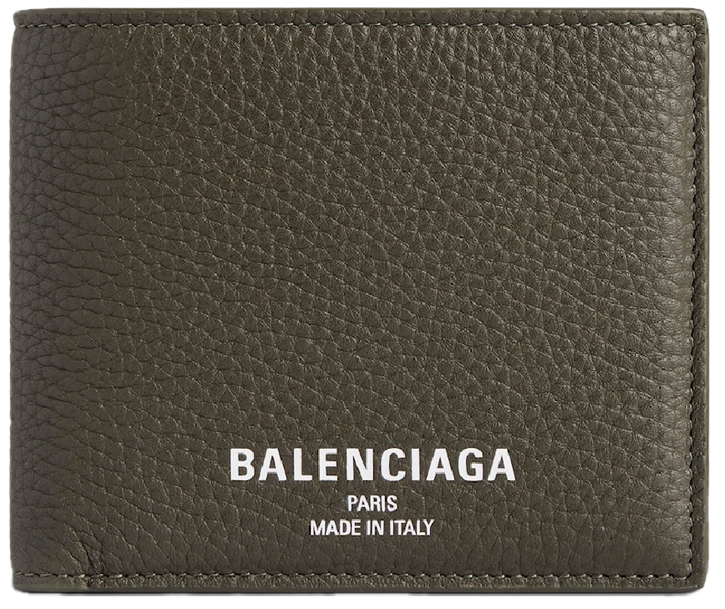Ví Balenciaga Credit Square Folded Wallet 'Khaki' 8066422ABV03503