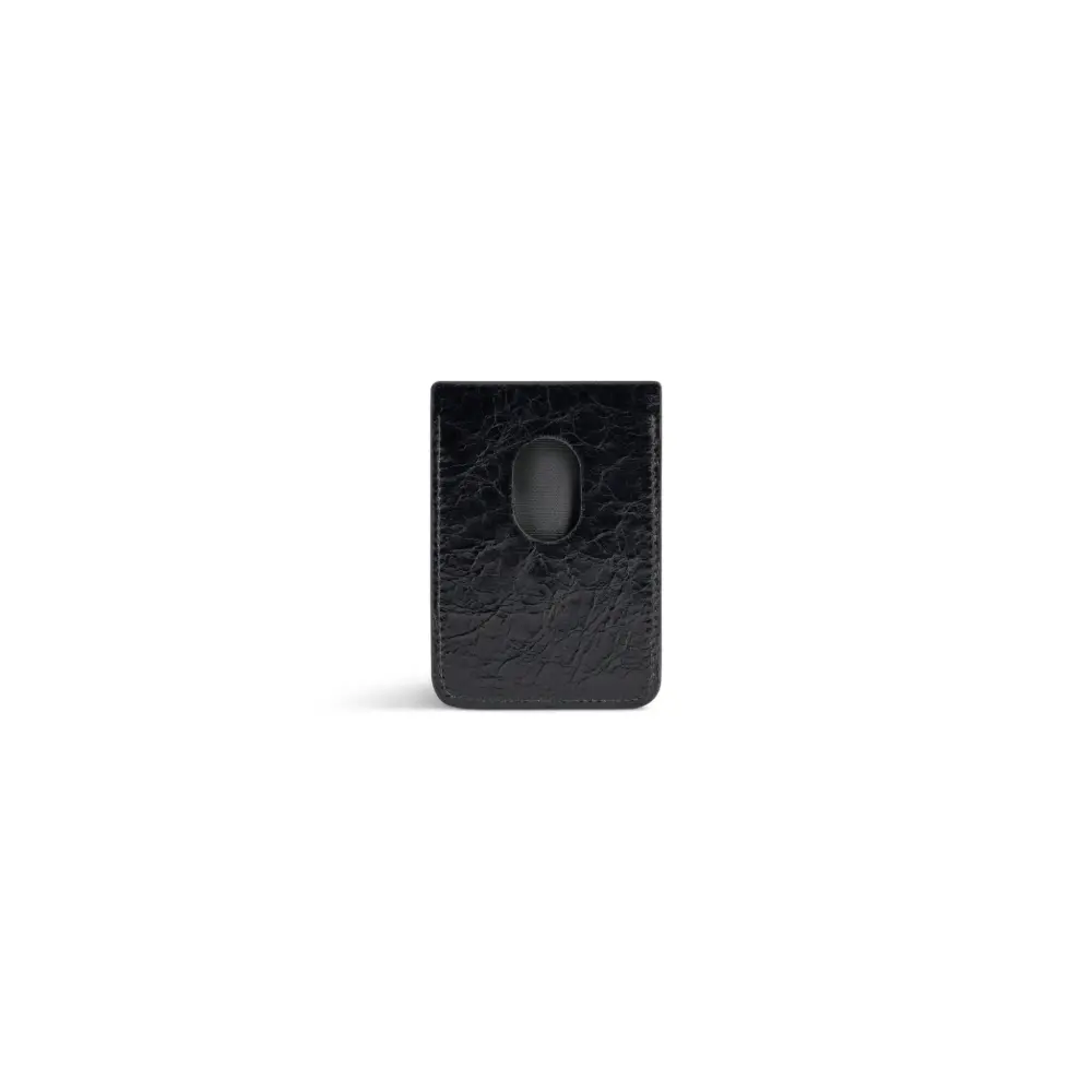 Alternative view of Ví Balenciaga Monaco Magnet Card Holder 'Black' 7928632AA751000