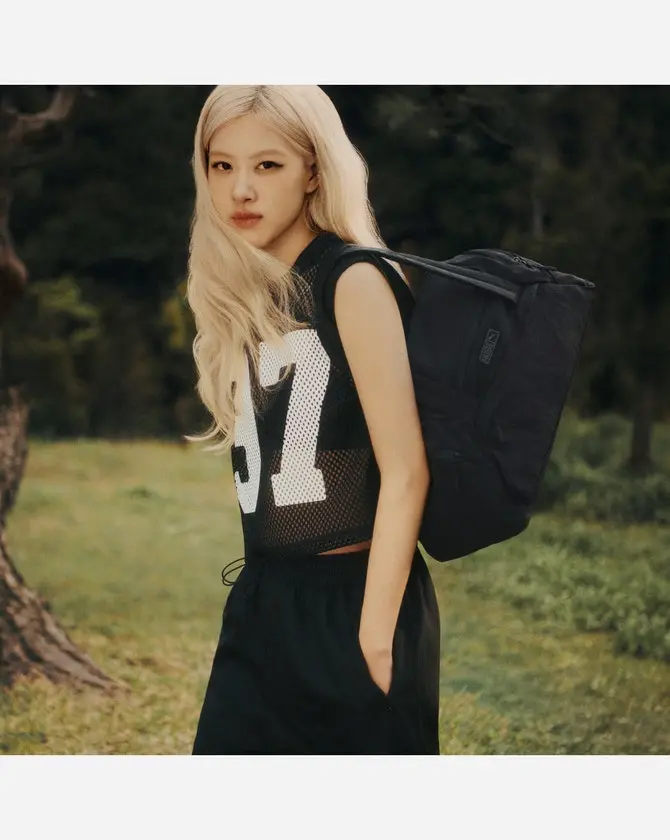 Túi Puma X Rosé Duffel bag 'Black' 09182101 - Ảnh 5