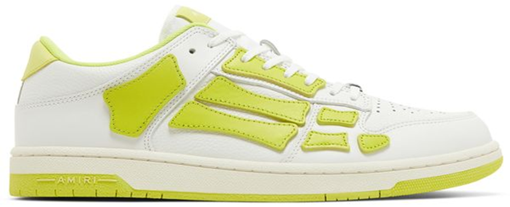 Giày Amiri Skel Top Low 'White Lime' PF22MFS003-146