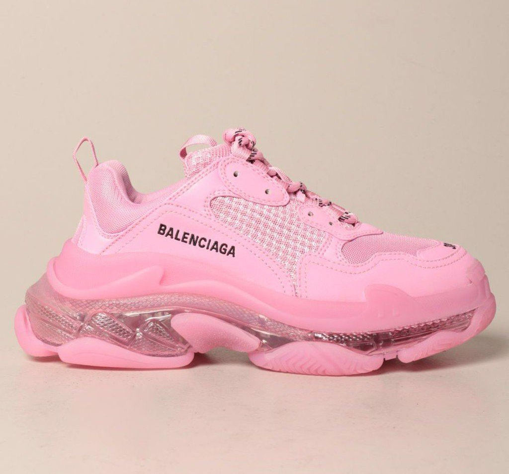 Alternative view of Giày Balenciaga Triple S 'Clear Sole Pink' 544351-W2GA1-5760