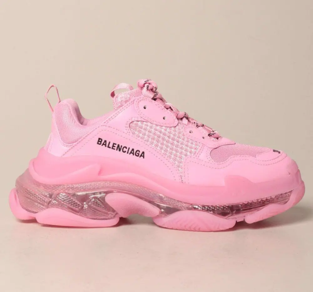 Alternative view of Giày Balenciaga Triple S 'Clear Sole Pink' 544351-W2GA1-5760