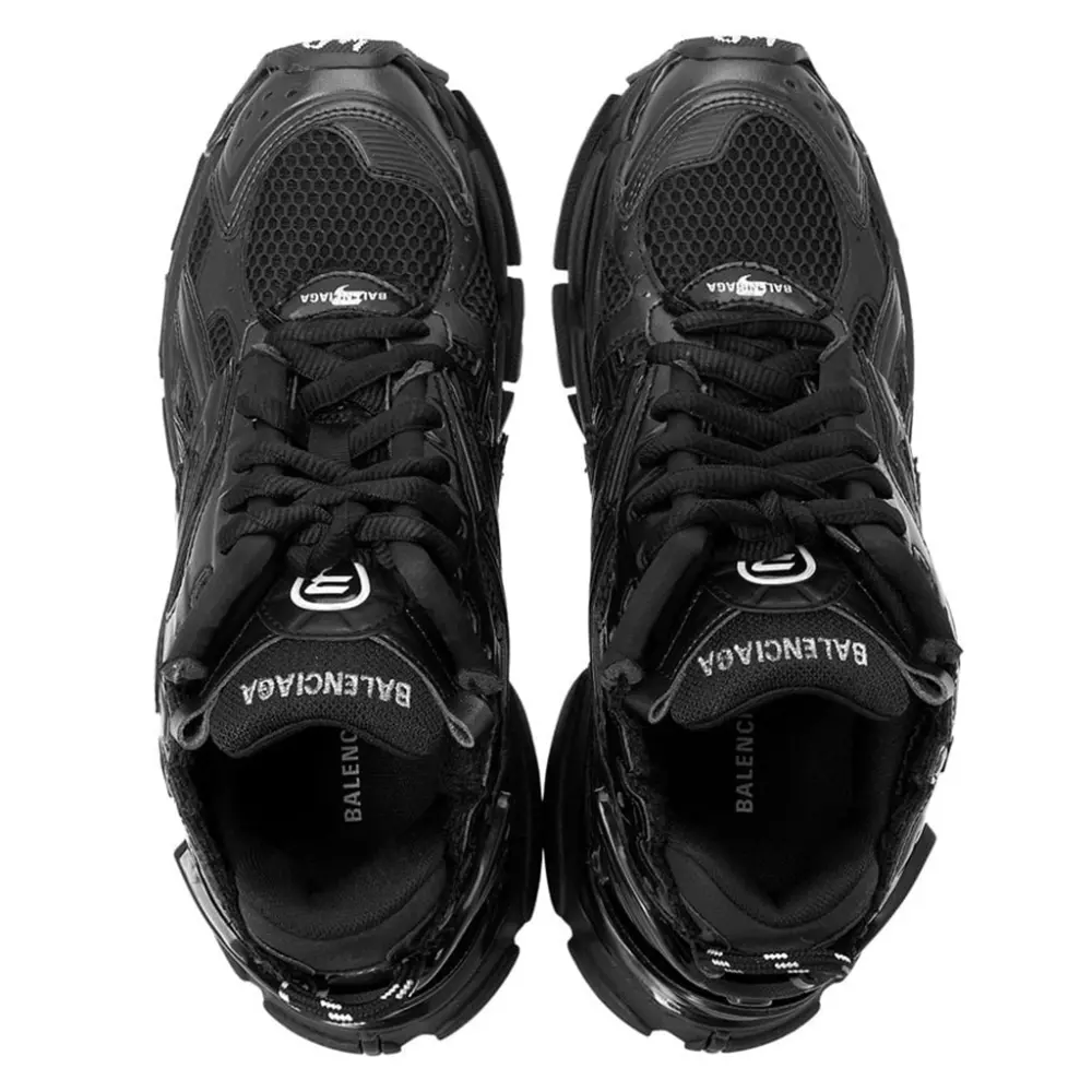 Giày Balenciaga Runner Sneakers 'Black' 677403-W3RB1-1000 - Ảnh 3