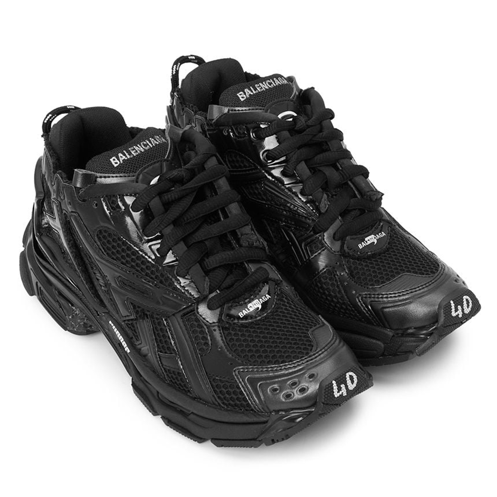 Giày Balenciaga Runner Sneakers 'Black' 677403-W3RB1-1000 - Ảnh 4
