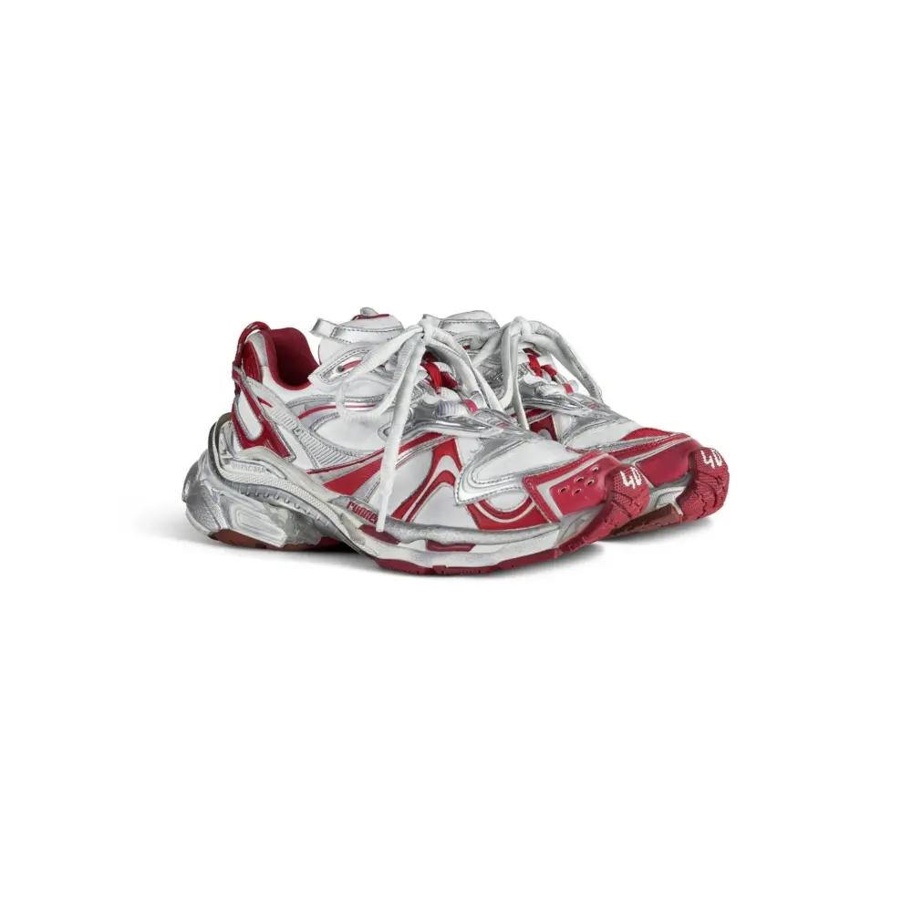 Giày Balenciaga Runner 2.0 Trainers 'Red' 779066WRNNY9620 - Ảnh 4