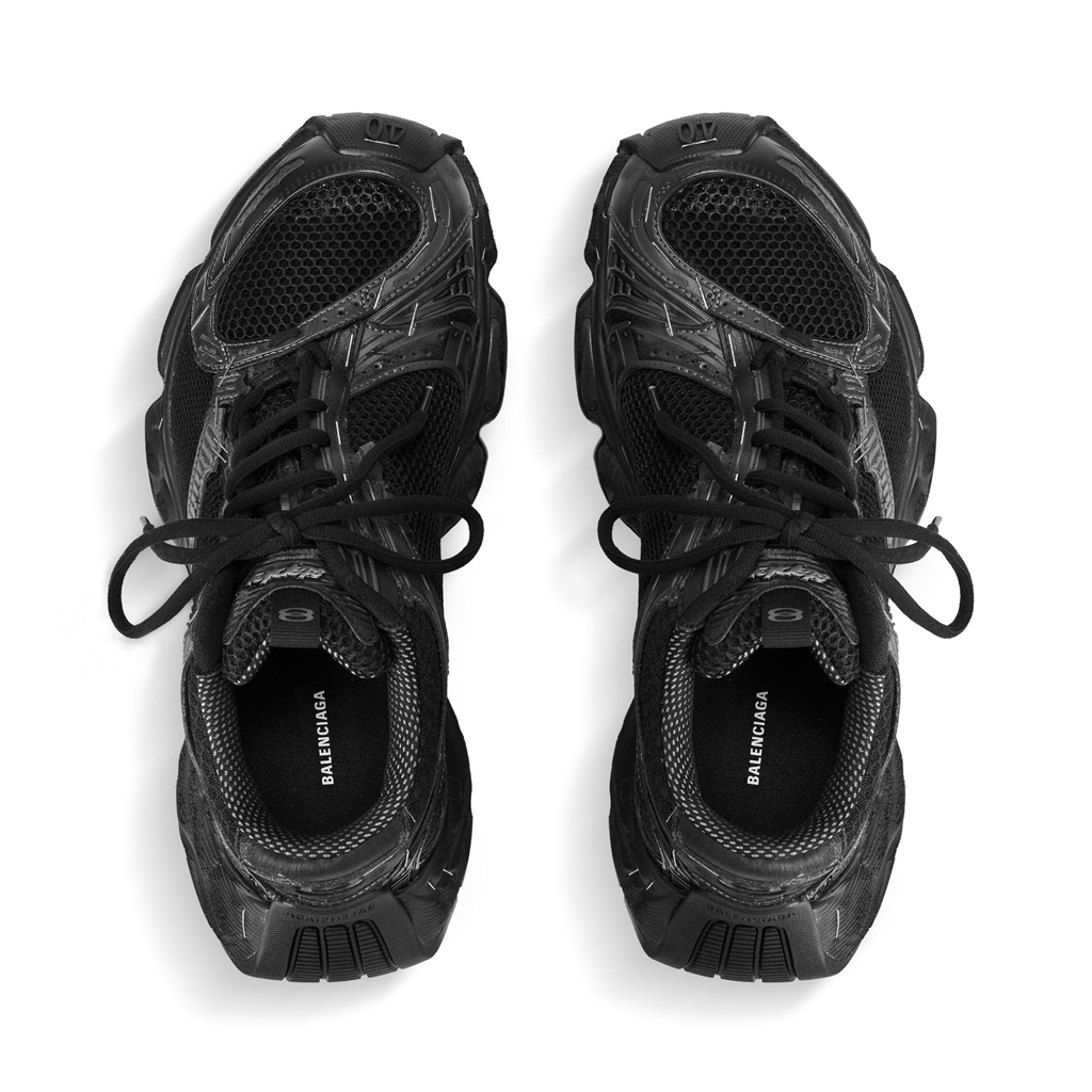 Giày Balenciaga Stapler Trainers 'Black' 803681W3ST41000 - Ảnh 4