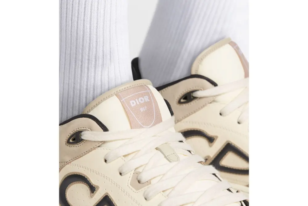 Giày Dior B57 Mid-top Sneaker 'Black Cream' 3SH141ZXT-H169 - Ảnh 2