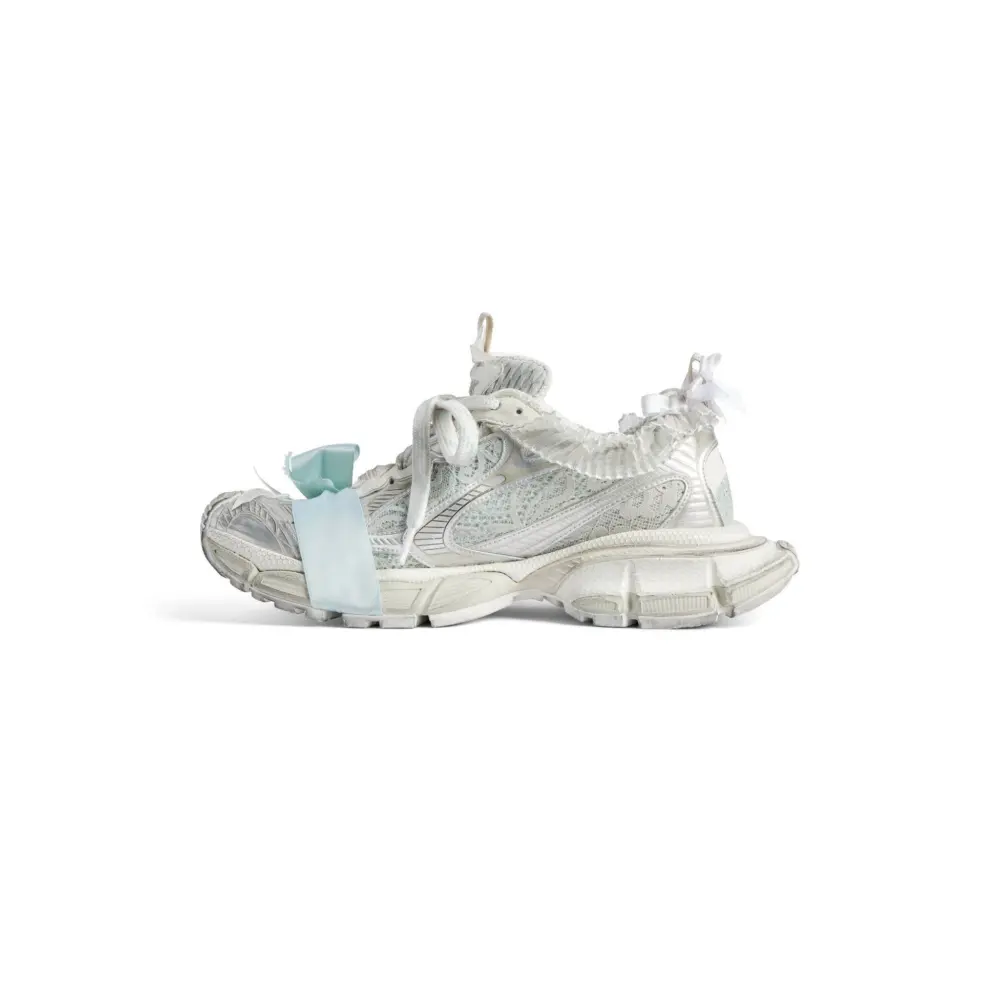 Giày Balenciaga 3xl Lace Trainers 'White' 832994WXLMC2940 - Ảnh 4