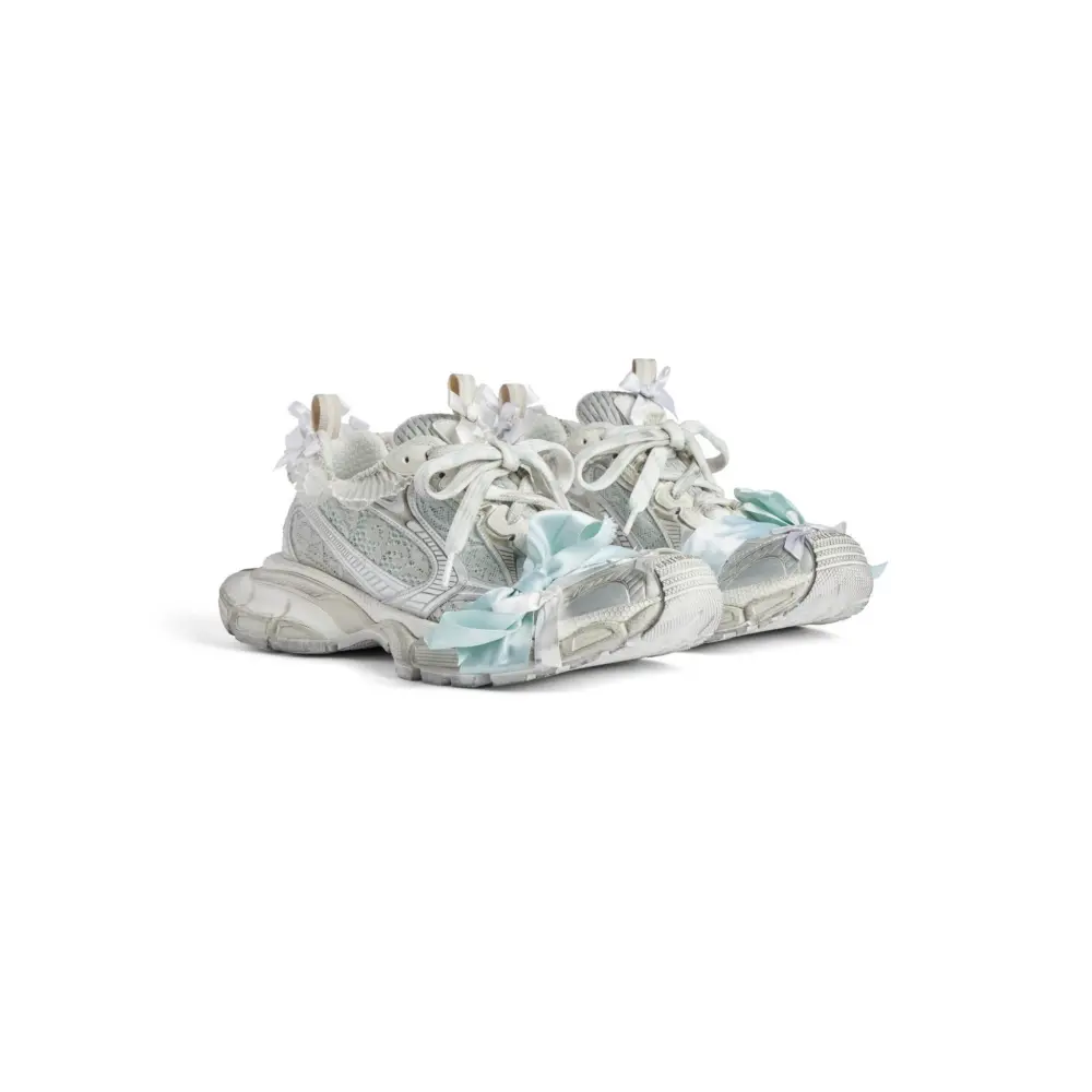 Giày Balenciaga 3xl Lace Trainers 'White' 832994WXLMC2940 - Ảnh 2