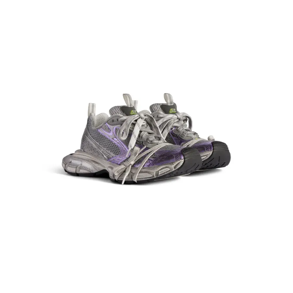 Giày Balenciaga 3xl Trainers 'Grey Purple' 734731W3XL51259 - Ảnh 4