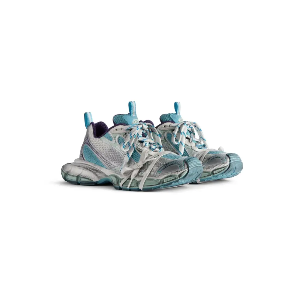 Alternative view of Giày Balenciaga 3xl Trainers 'White Blue' 734731W3XL54095