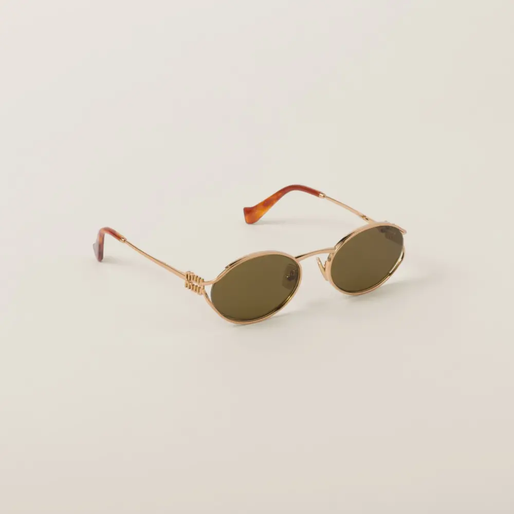 Kính Miu Miu Logo Sunglasses 'Loden' SMU52Y-E7OE-FE01T-C-054 - Ảnh 4
