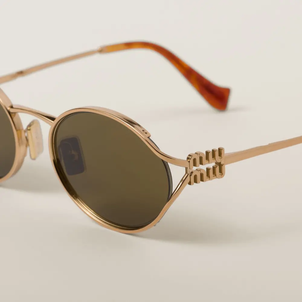 Kính Miu Miu Logo Sunglasses 'Loden' SMU52Y-E7OE-FE01T-C-054 - Ảnh 6