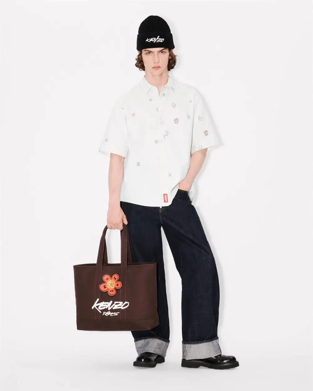Alternative view of Túi Kenzo x Futura 2000 Large Tote Bag 'Black' FF68SA911F36-91