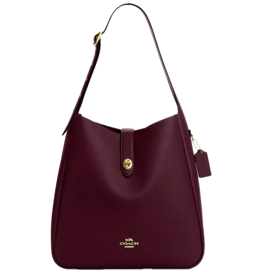 Túi Coach Hadley Large Shoulder Bag 'Dark Wine' CCD65-IMORX