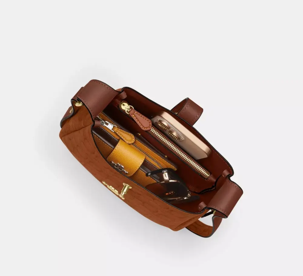 Túi Coach Hadley Mini Crossbody Bag 'Caramel' CCE16-IMLN6 - Ảnh 5