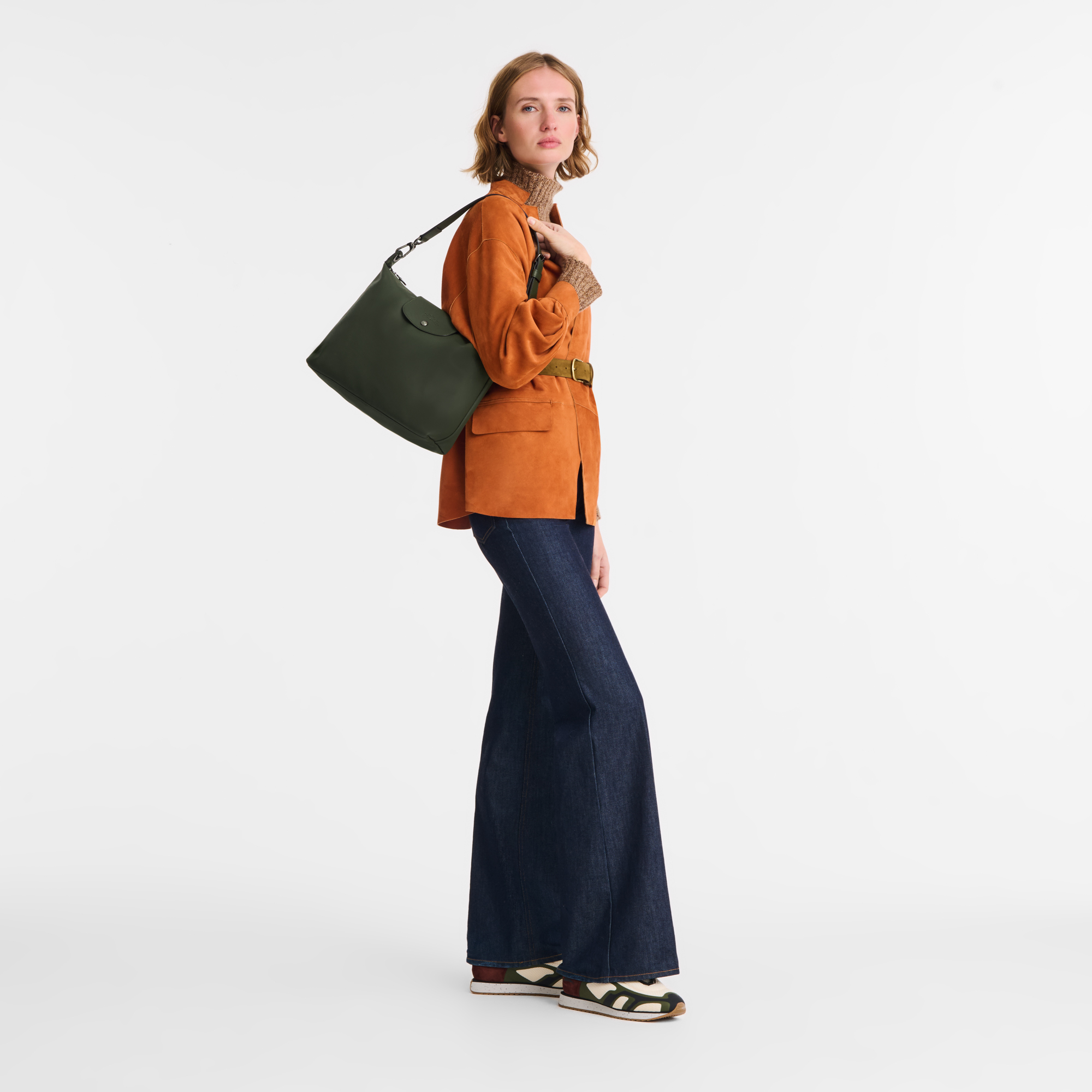 Túi Longchamp Le Pliage Xtra M Hobo Bag 'Fir' 10189987549 - Ảnh 2