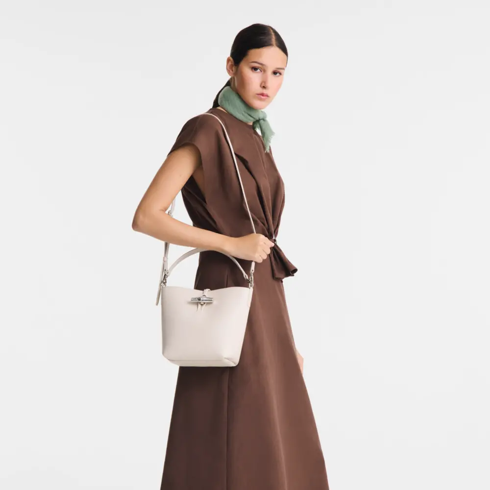 Alternative view of Túi Longchamp Le Roseau XS Bucket Bag 'Paper' 10314HFP555