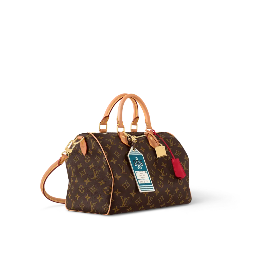 Alternative view of Túi Louis Vuitton Speedy Soft 30 Crafty Bag 'Brown' M11945