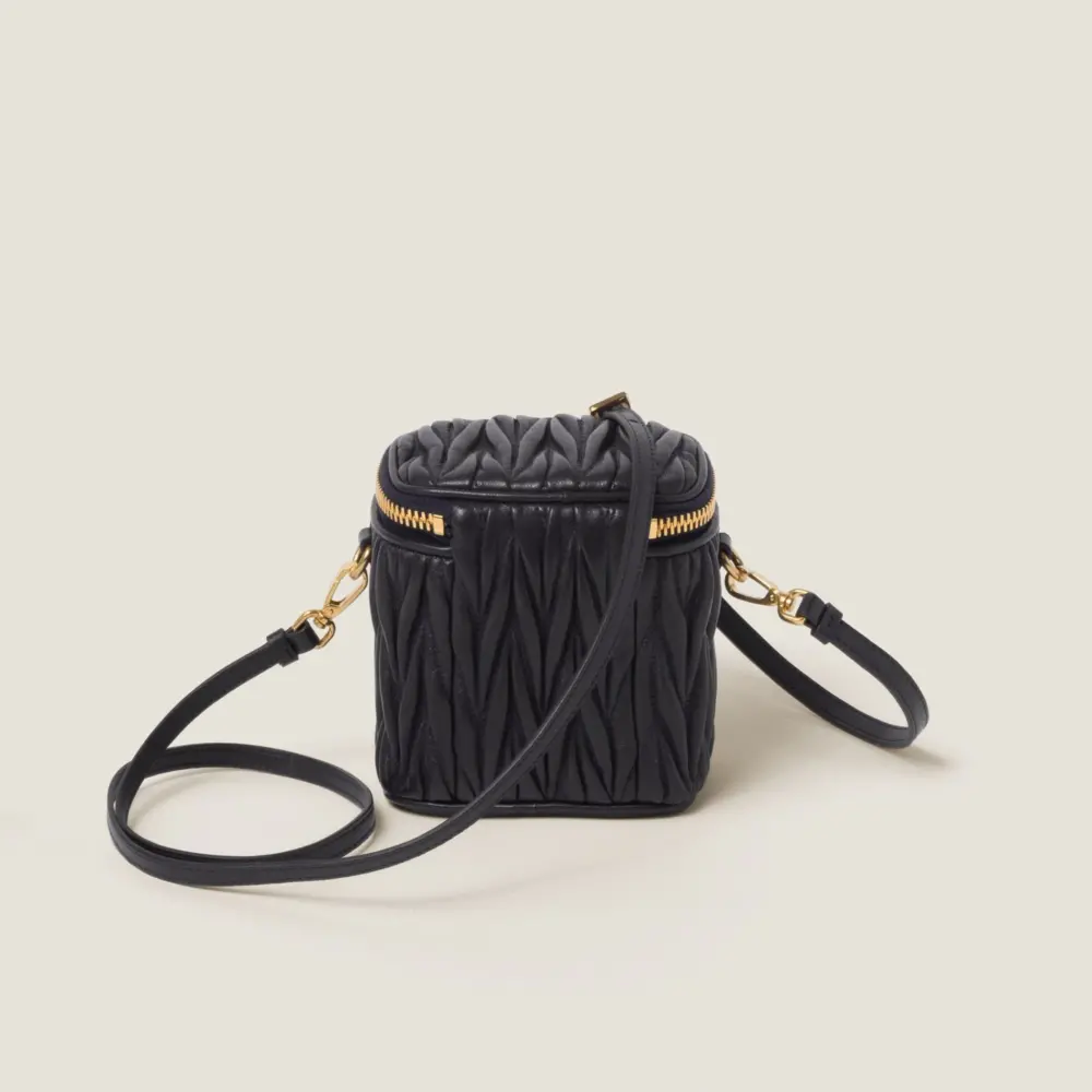 Túi Miu Miu Matelassé Micro Bag 'Black' 5NR018-2FPP-F0002 - Ảnh 3