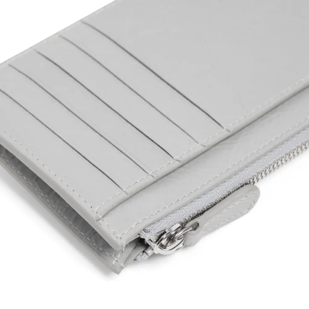 Ví Balenciaga Le City Long Coin 'Light Grey' 8106072ABV81210 - Ảnh 4