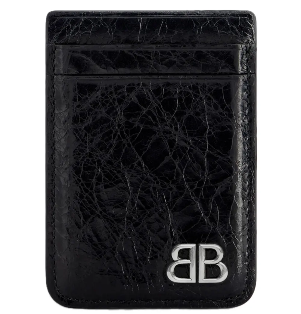 Ví Balenciaga Monaco Magnet Card Holder 'Black' 7928632AA751000