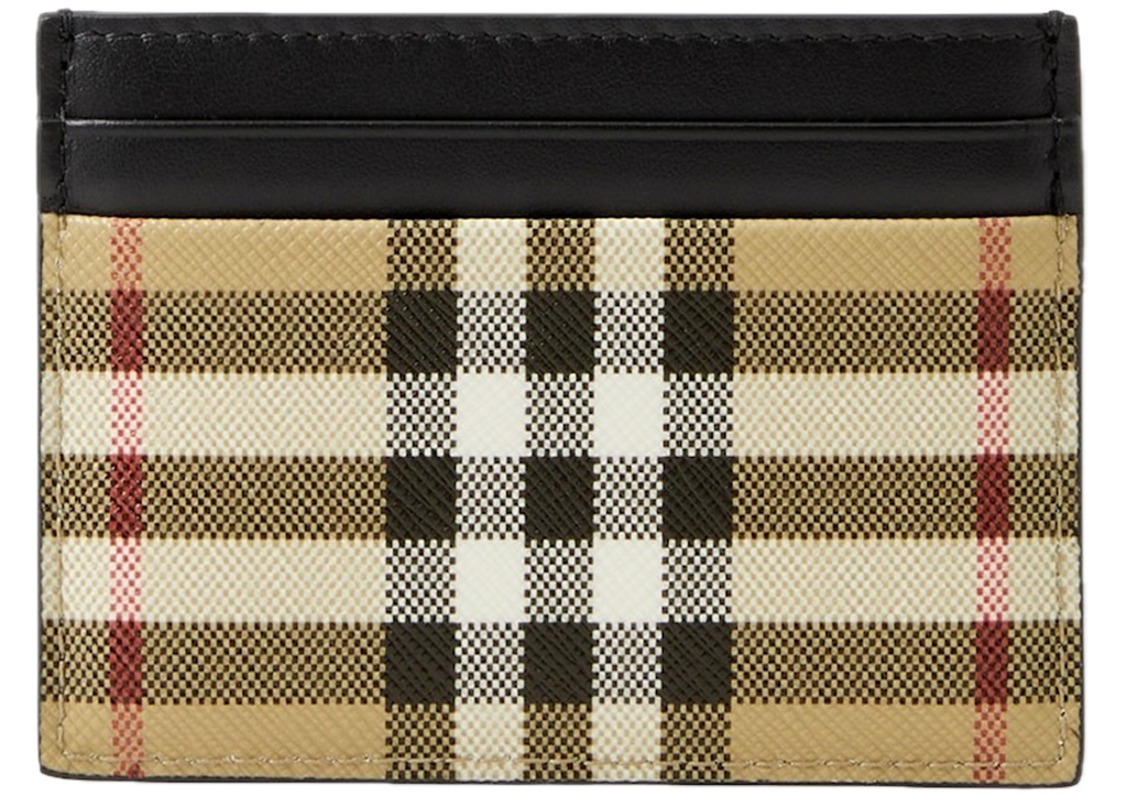 Ví Burberry Check Card Case 'Beige' 8069822