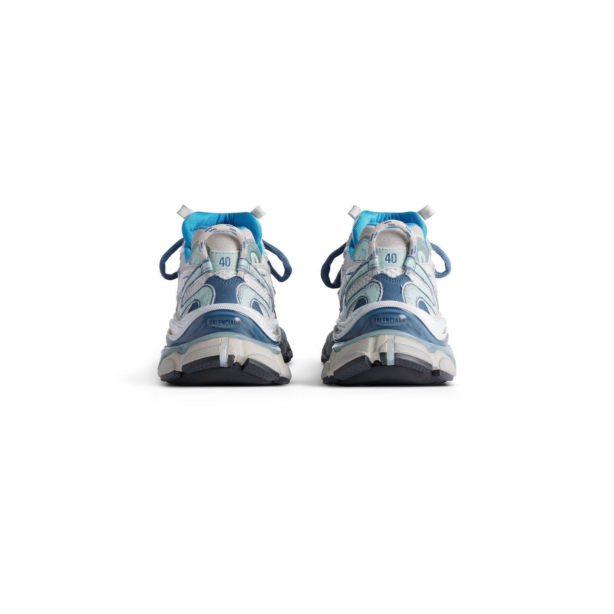 Giày Balenciaga Runner 2.0 Trainers 'Blue' 779066W3RXP9402 - Ảnh 5
