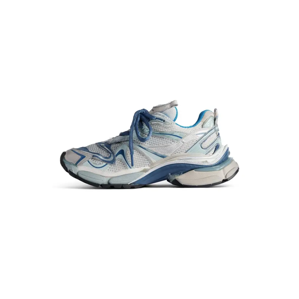 Giày Balenciaga Runner 2.0 Trainers 'Blue' 779066W3RXP9402 - Ảnh 4