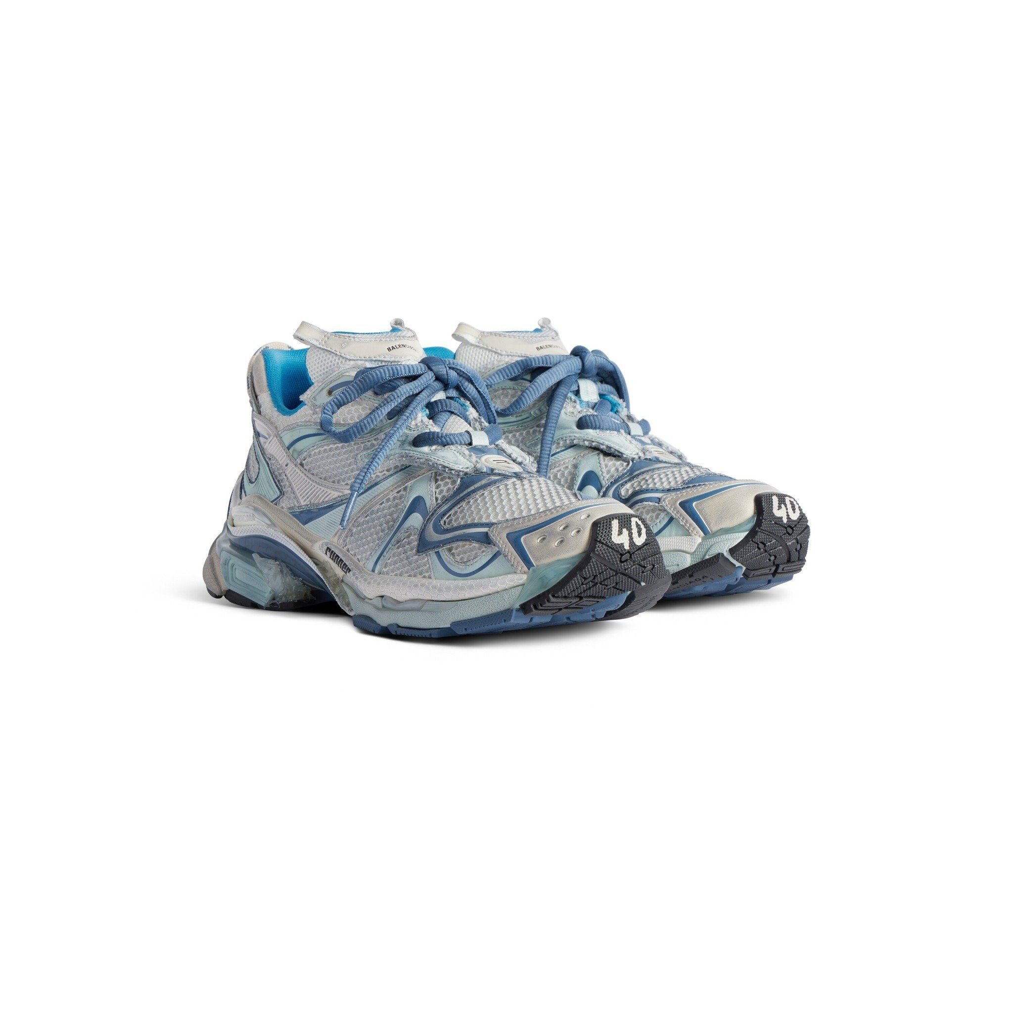 Alternative view of Giày Balenciaga Runner 2.0 Trainers 'Blue' 779066W3RXP9402