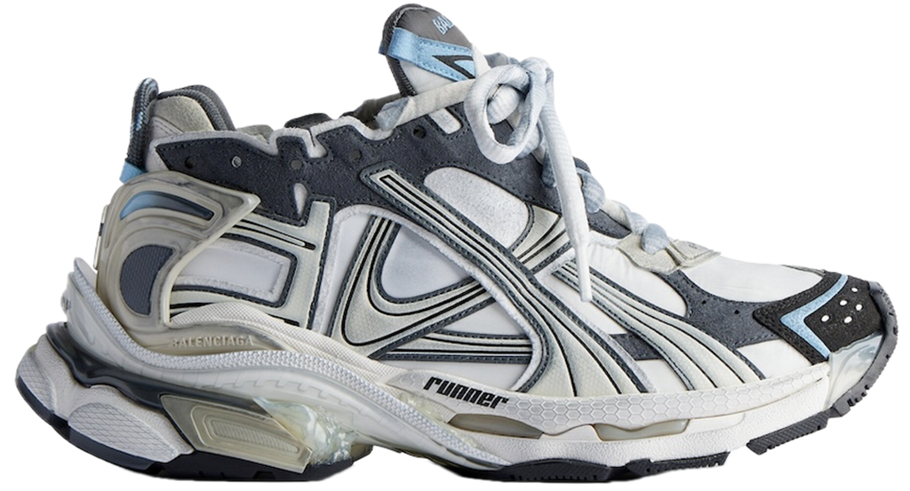 Giày Balenciaga Runner Trainers 'White Grey' 772774W3RNY9214