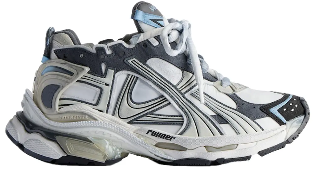 Giày Balenciaga Runner Trainers 'White Grey' 772774W3RNY9214
